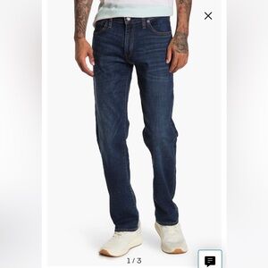 NWT Lucky Brand 221 Men's Deep Blue Straight Jeans 34x30